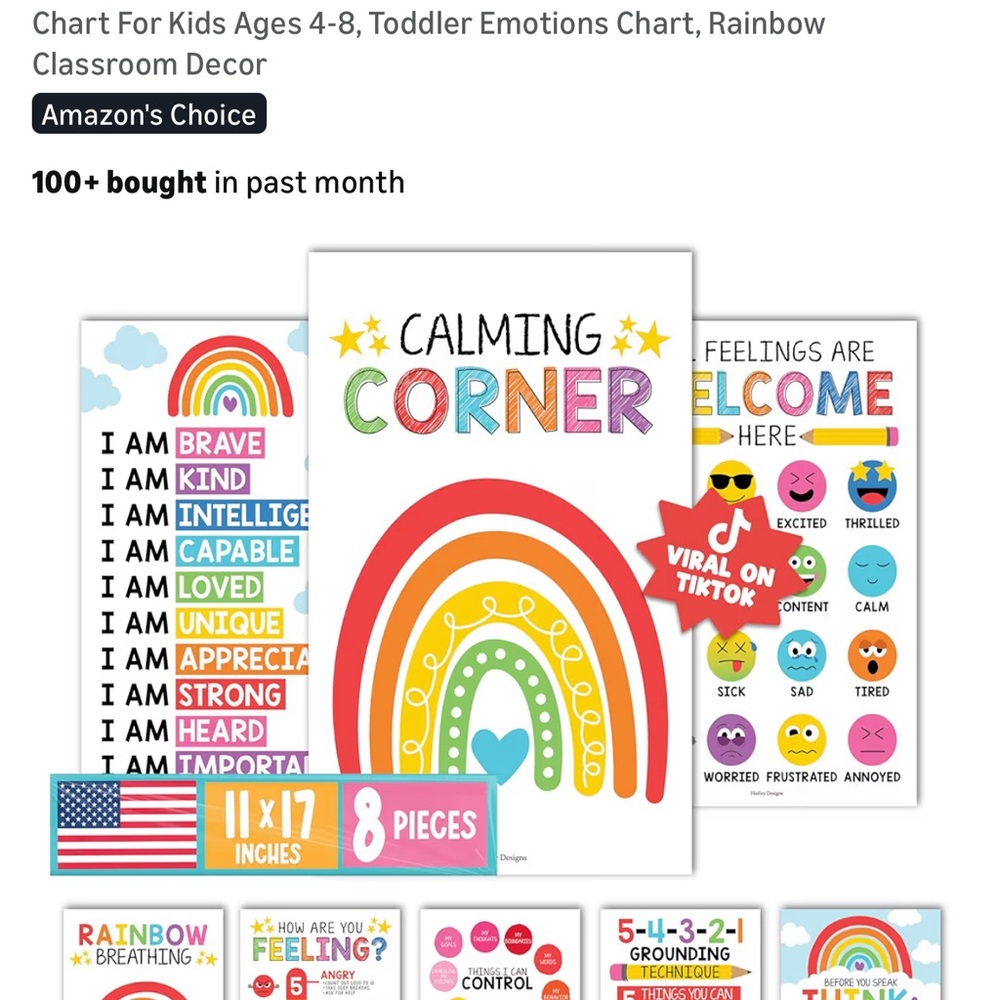 Alphabet and Numbers Posters Set Classroom Decorations - Picture 8 of 8